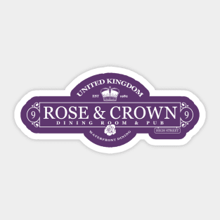 Rose & Crown Sticker